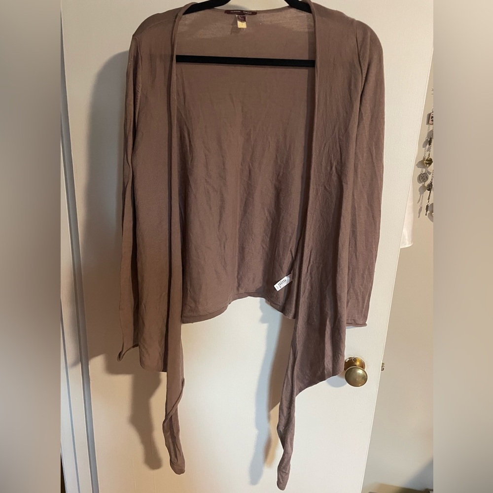 Wrap sweater
